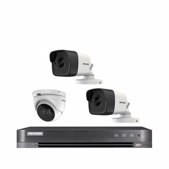 3 5-megap cameras - internal or external, with a 4-channel recording device
