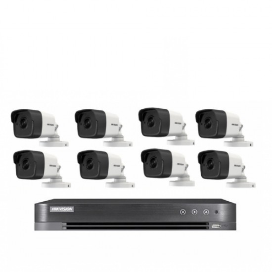 8 5-megap cameras - or internal, with an 8-channel external recording device
